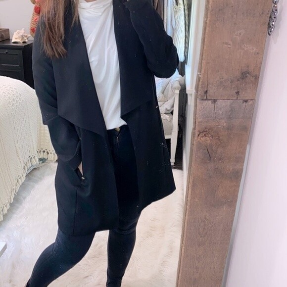 Marc New York black trench jacket size medium - Picture 1 of 9